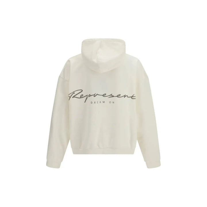 Represent White Cotton Sweatshirt