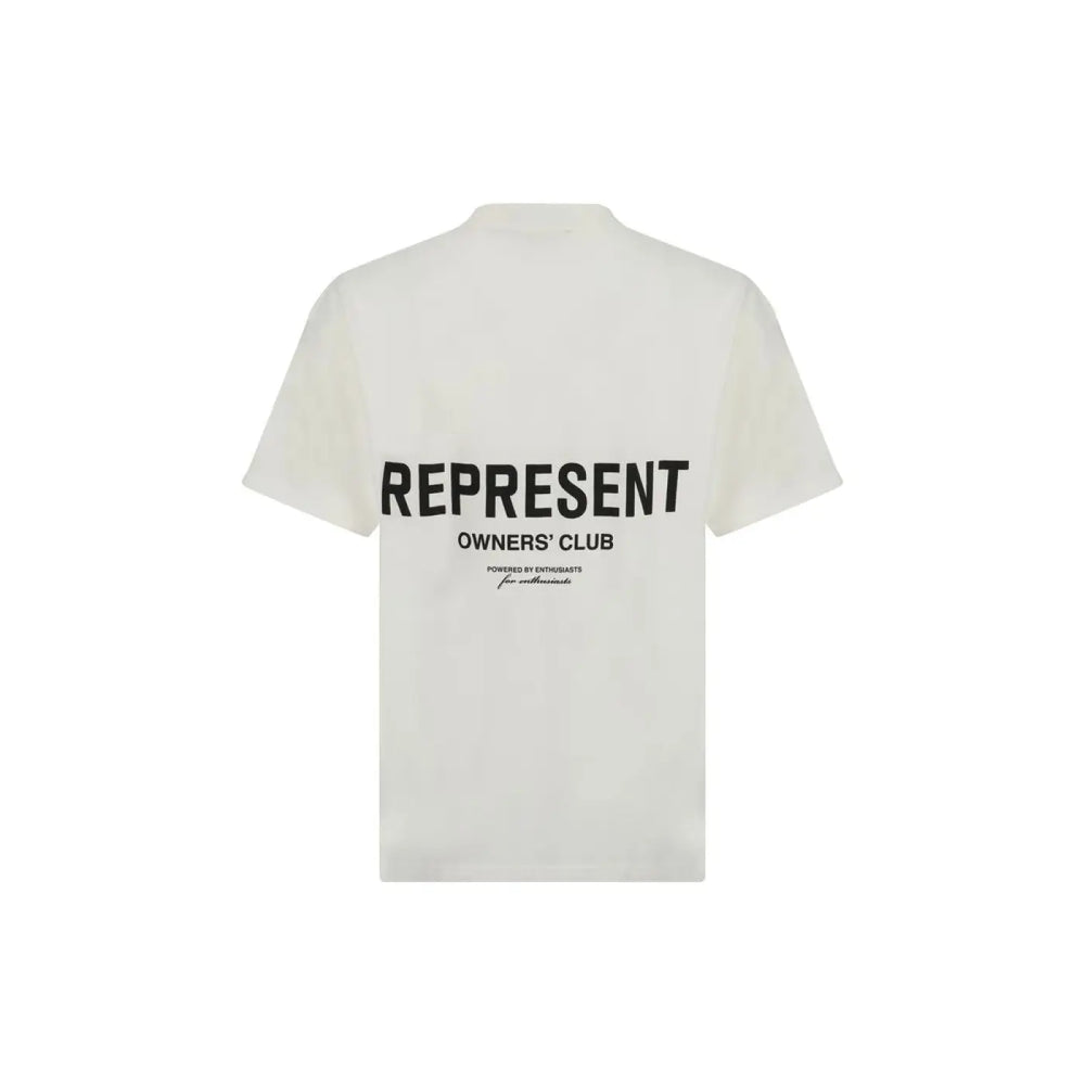 Represent White Cotton T-shirt