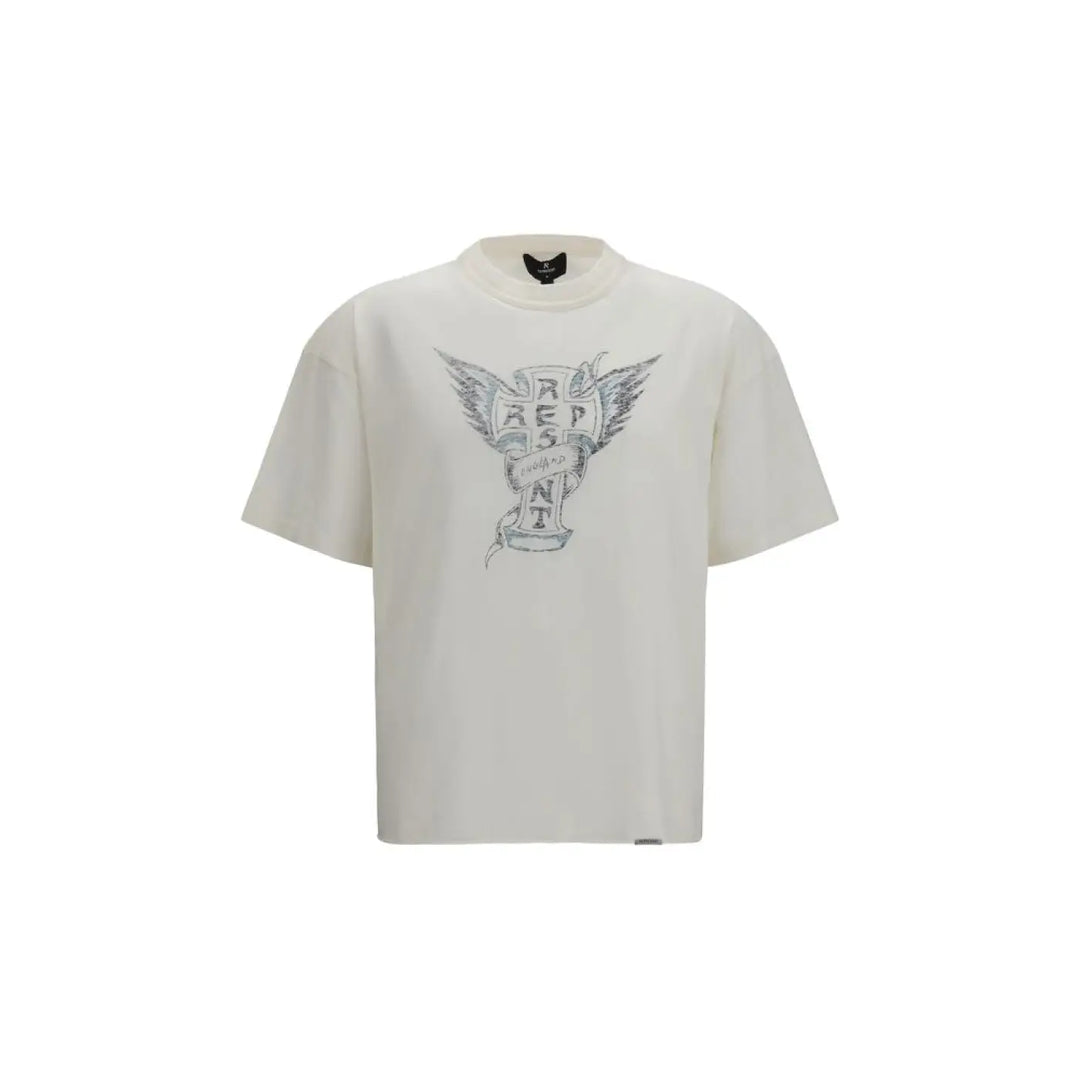 Represent White Cotton T-shirt