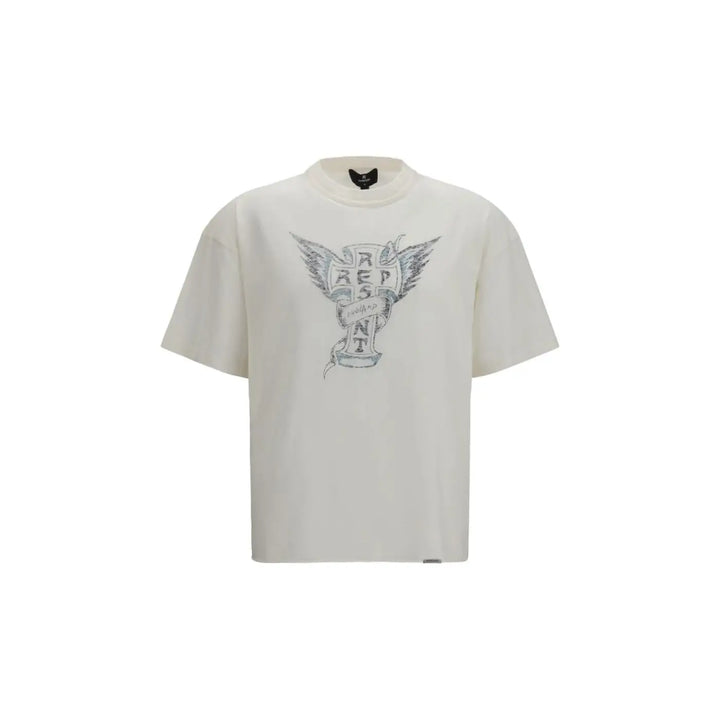 Represent White Cotton T-shirt
