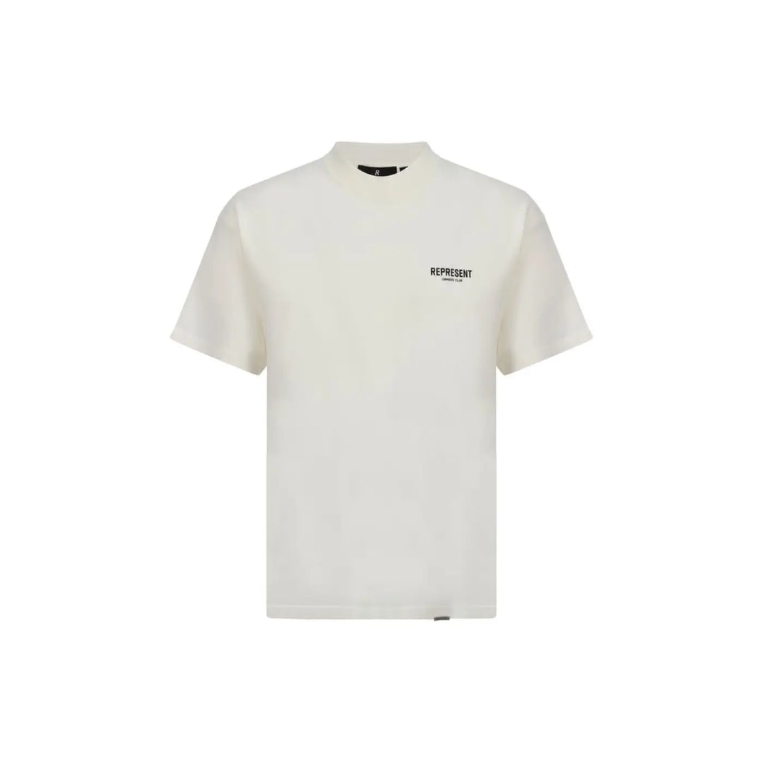 Represent White Cotton T-shirt