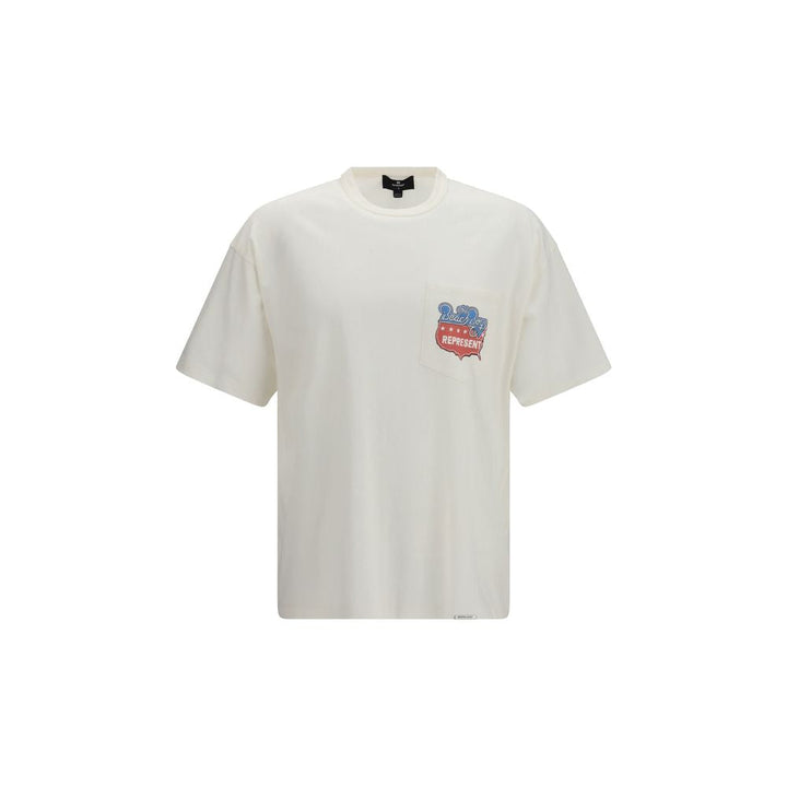 Represent White Cotton T-shirt