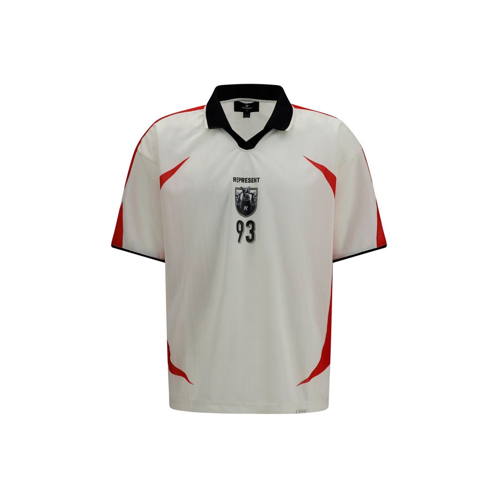 Represent White Polyester T-shirt
