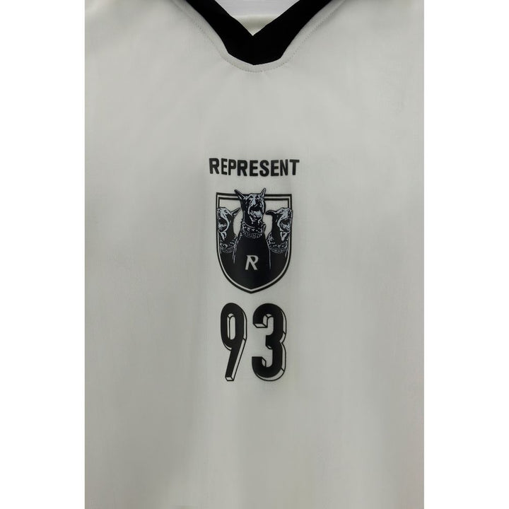 Represent White Polyester T-shirt