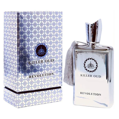 Revolution Killer OUD Cologne for Men with Red Pepper Berries and Bitter Orange Leaves Men’s Paris Corner