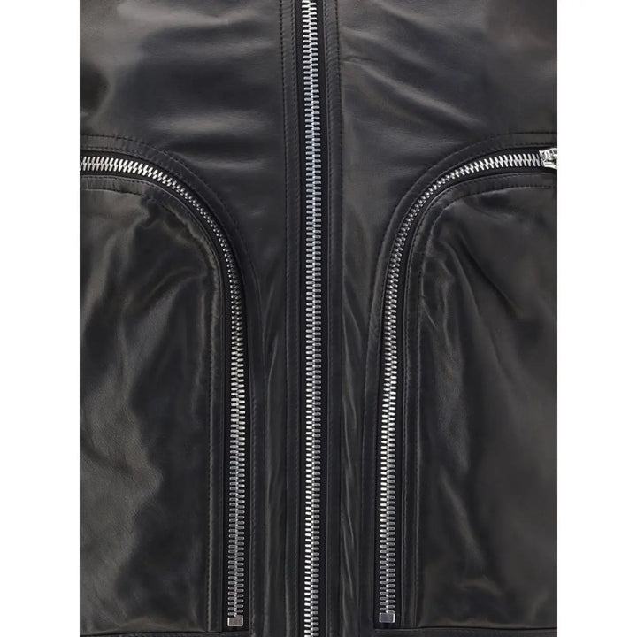 Rick Owens Bauhaus Flight Leather Jacket