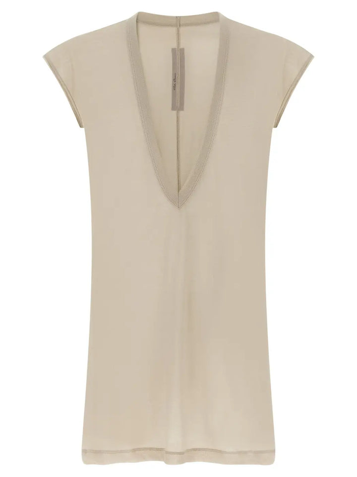 Rick Owens Beige Cotton T-shirt