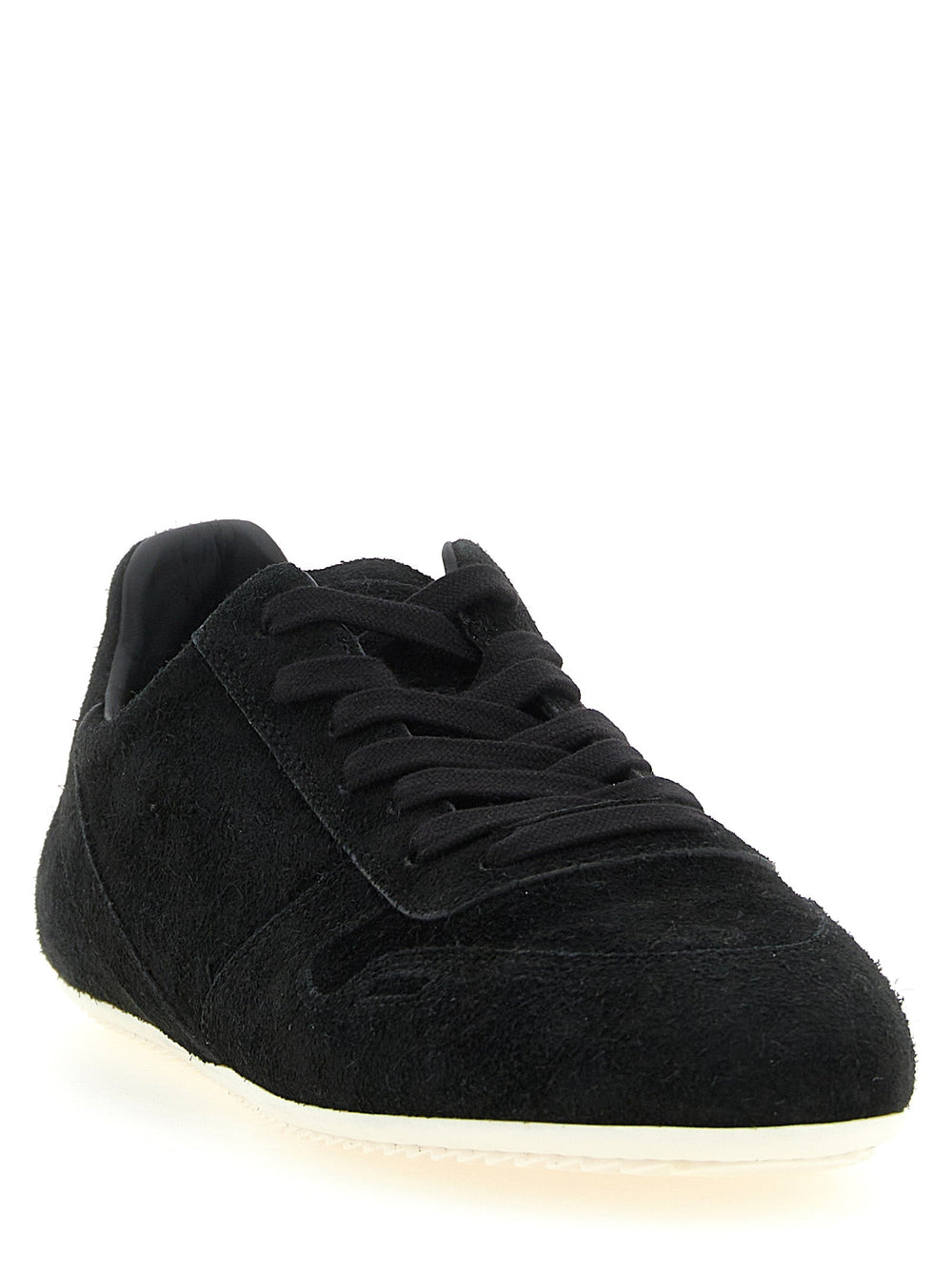 Rick Owens Bicolor Calfskin Low Top Sneakers