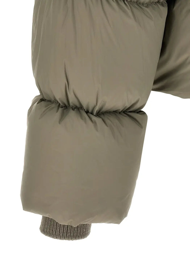 Rick Owens Bicolor Nylon Full-length Jacket
