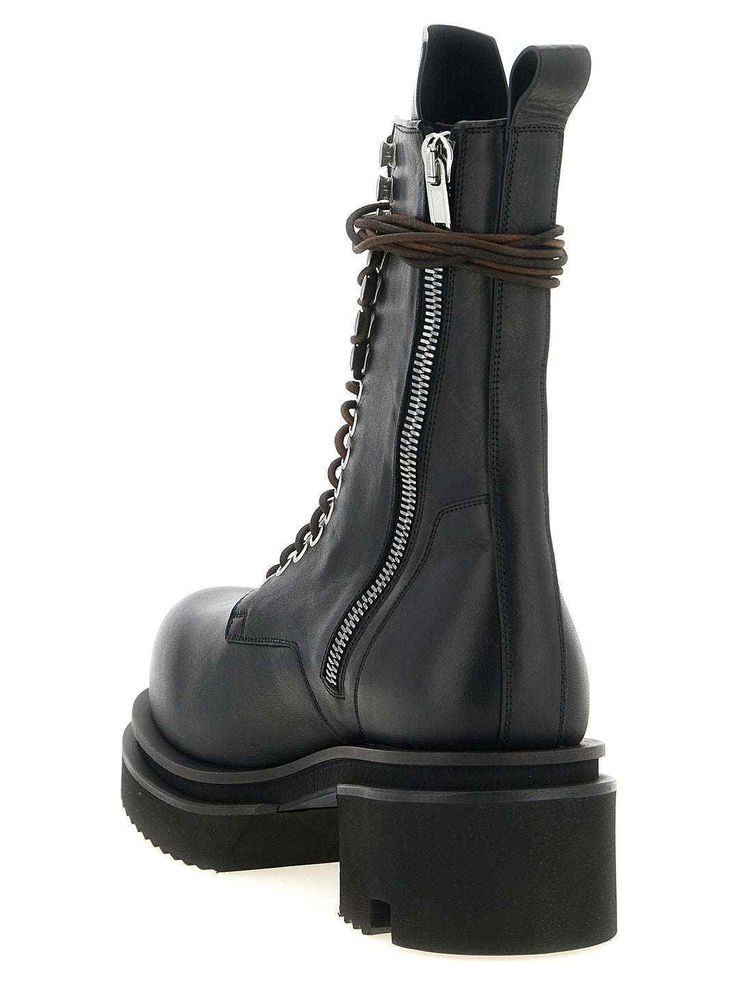Rick Owens Black Calfskin Chelsea Boots
