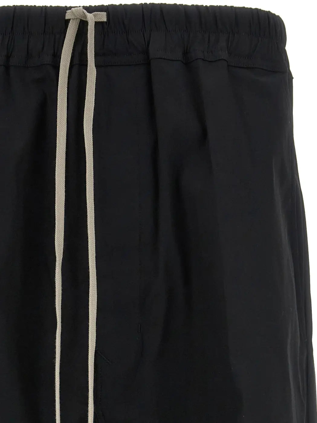 Rick Owens Black Cotton Casual Pants