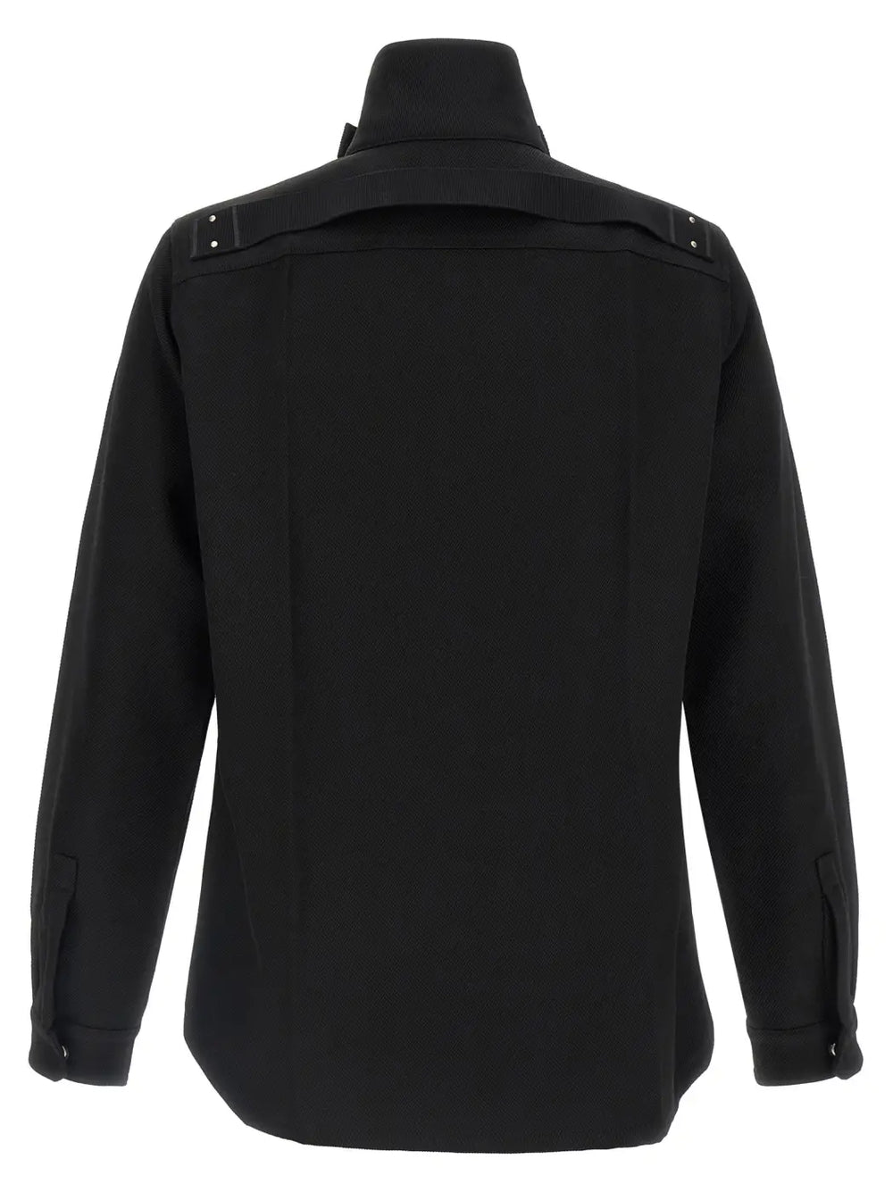 Men’s Rick Owens Black Cotton Full-length Jacket