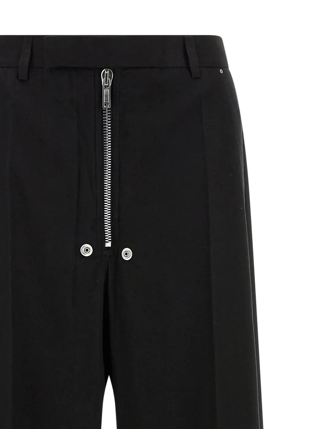 Rick Owens Black Cotton Pants