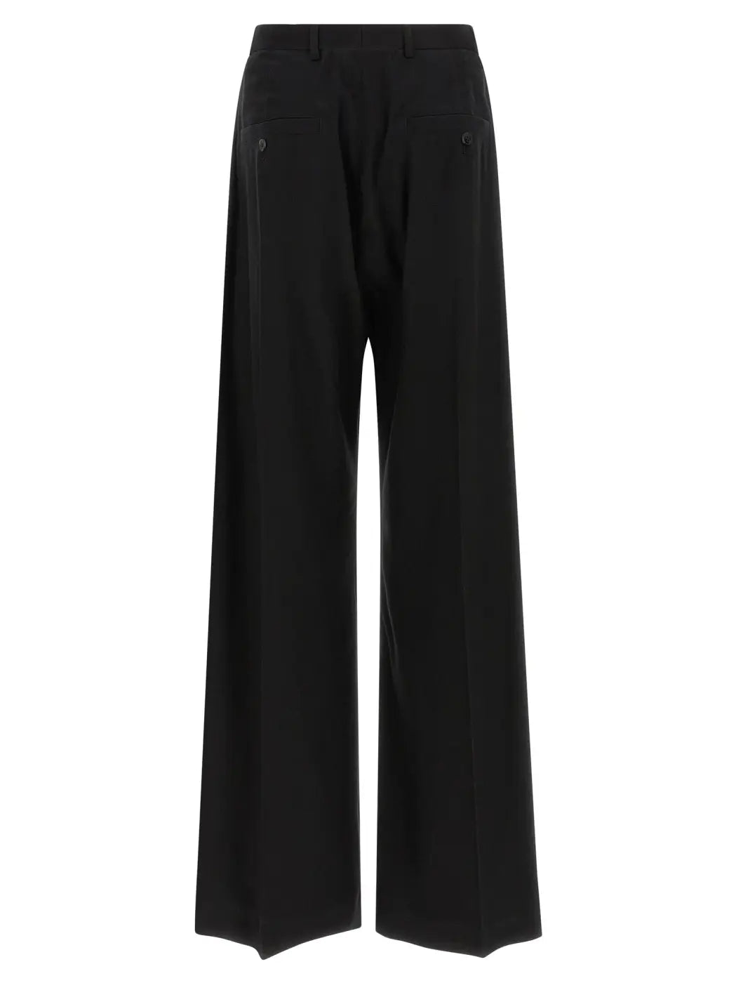 Rick Owens Black Cotton Pants
