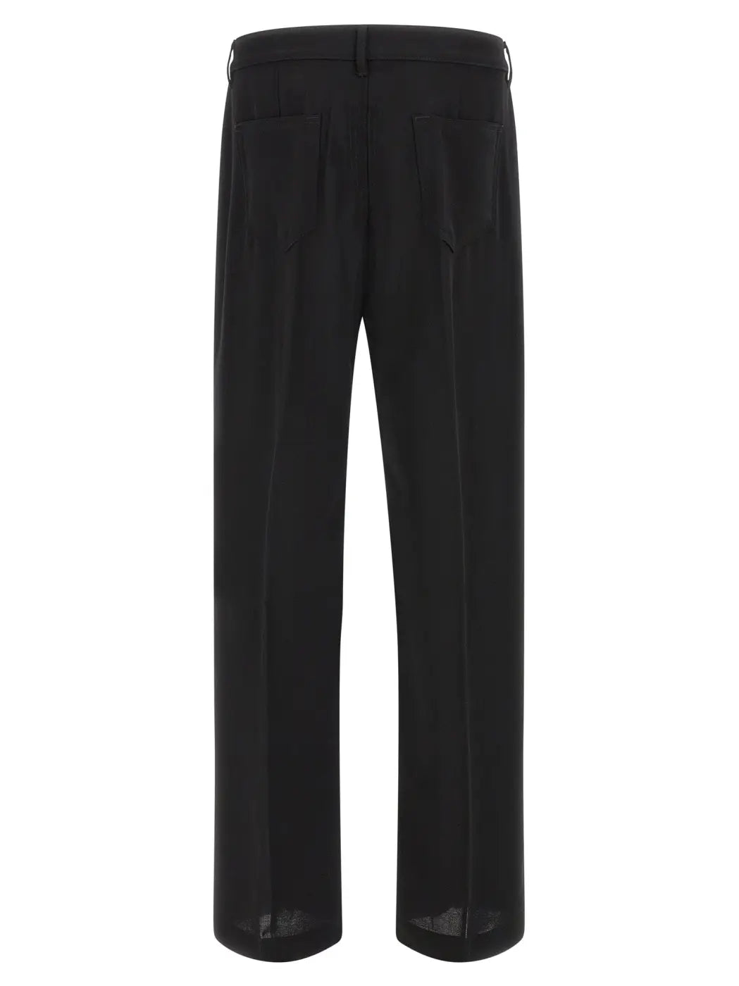 Rick Owens Black Cotton Relaxed Fit Jeans