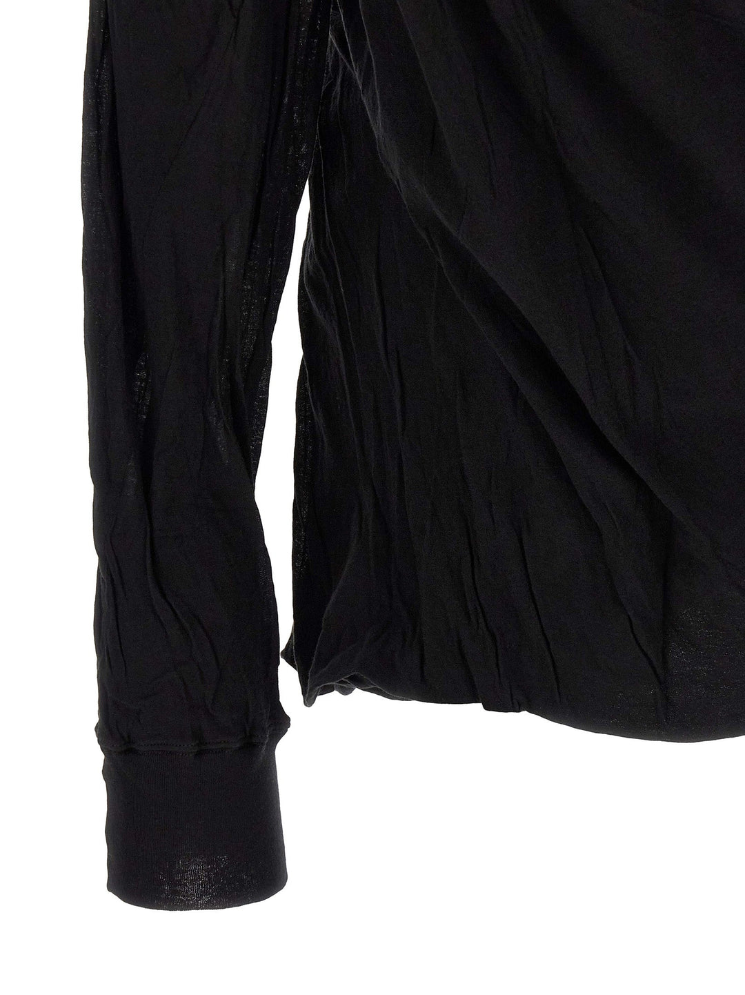 Rick Owens Black Cotton T-shirt