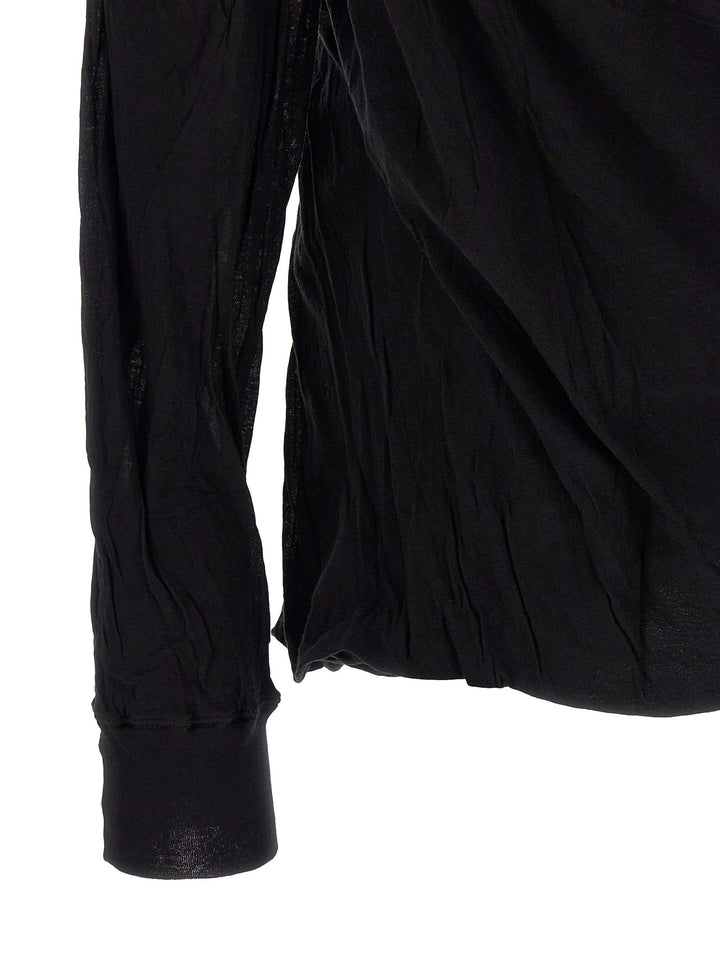 Rick Owens Black Cotton T-shirt