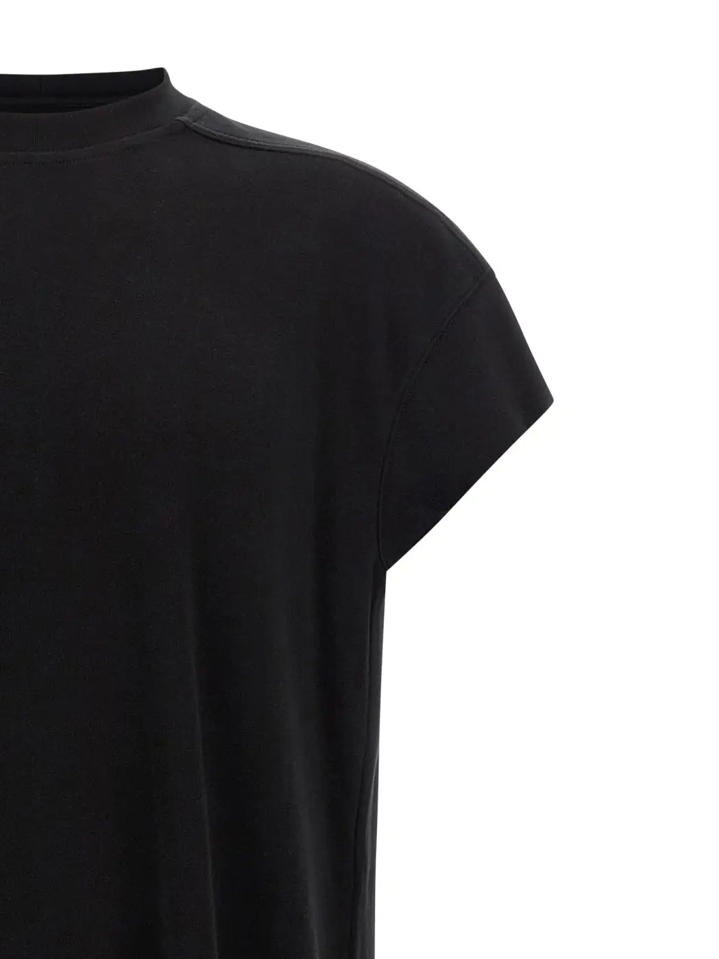 Rick Owens Black Cotton T-shirt