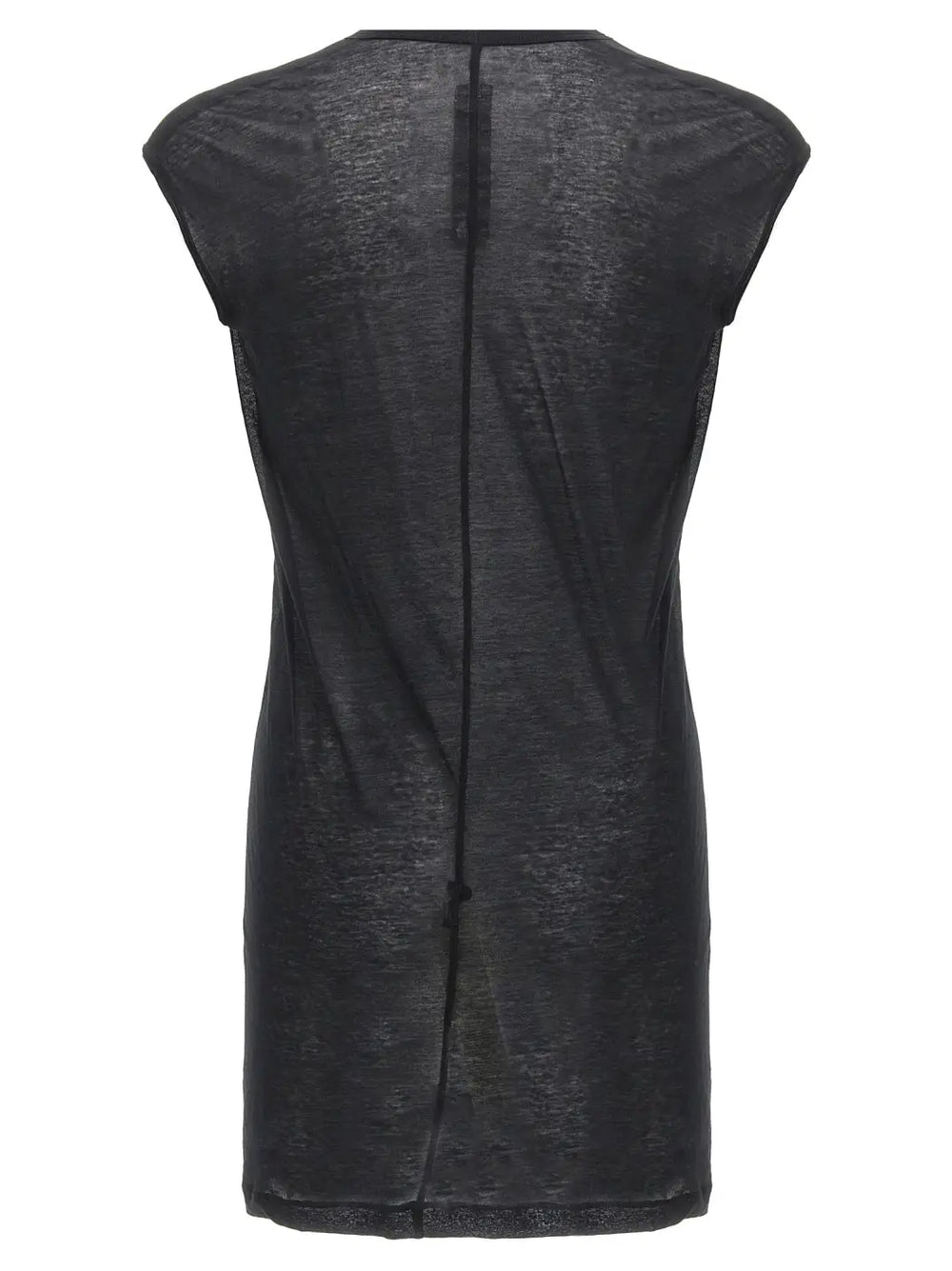 Rick Owens Black Cotton T-shirt