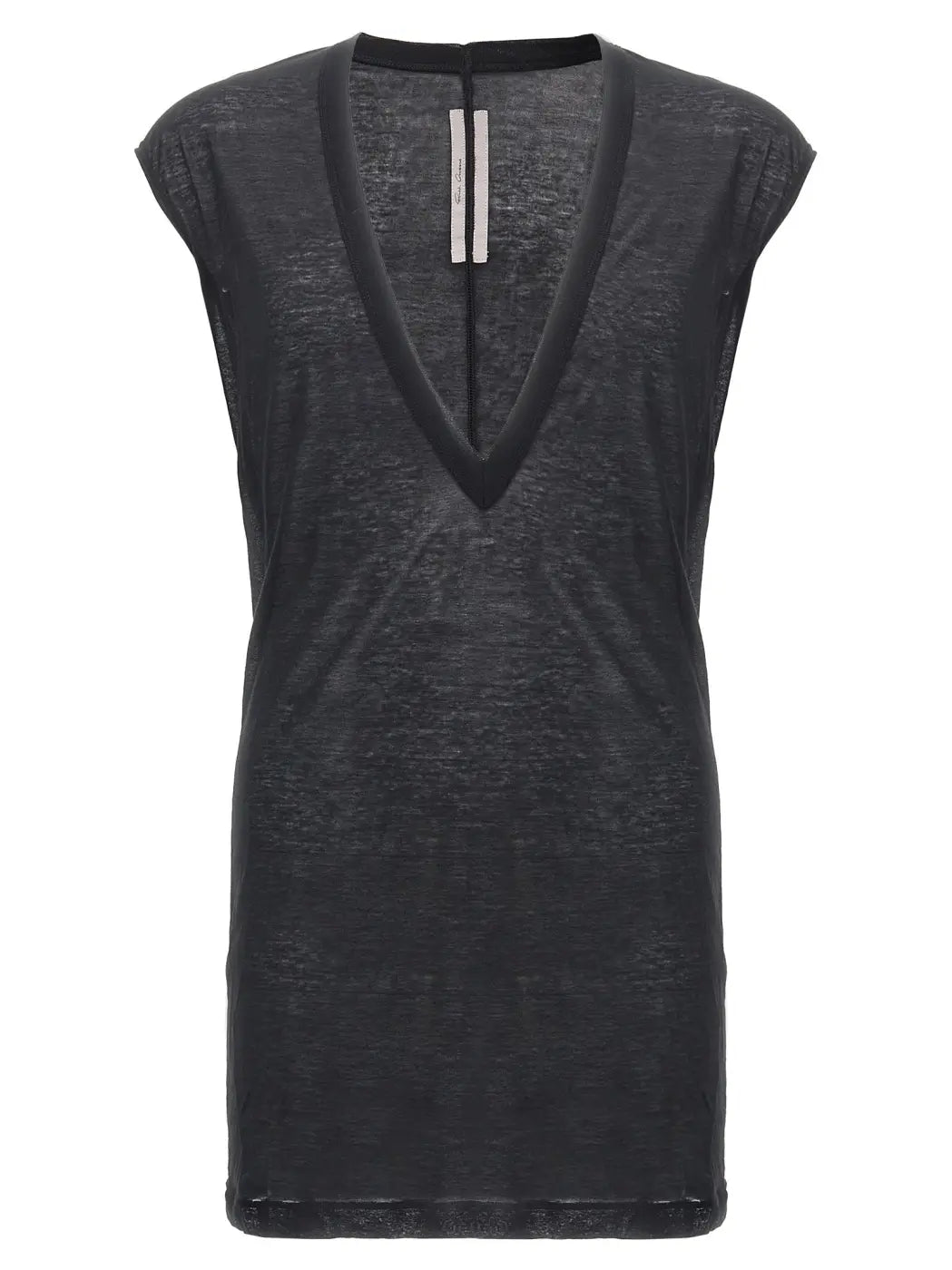 Rick Owens Black Cotton T-shirt