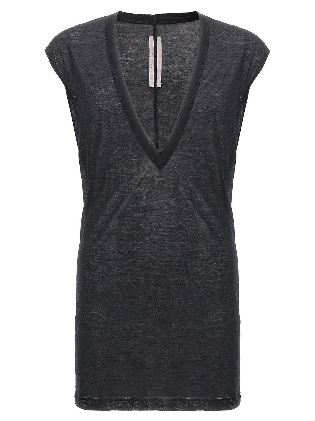 Rick Owens Black Cotton T-shirt
