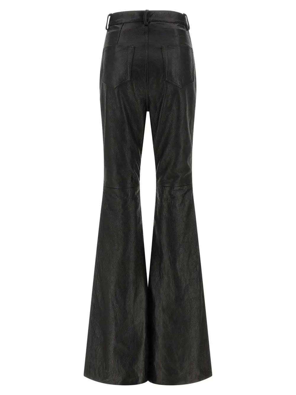 Rick Owens Black Lamb Leather Pants