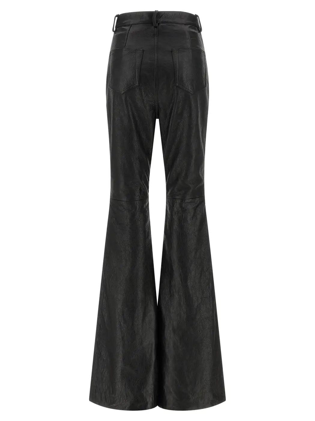 Rick Owens Black Lamb Leather Pants