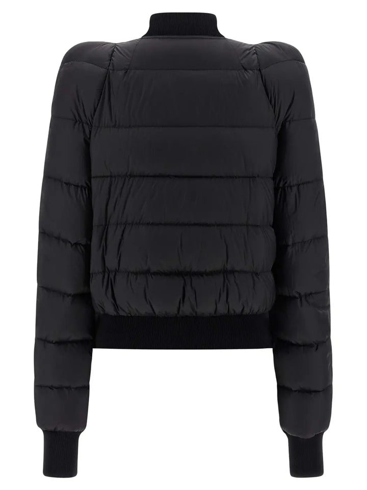 Rick Owens Black Nylon Bomber
