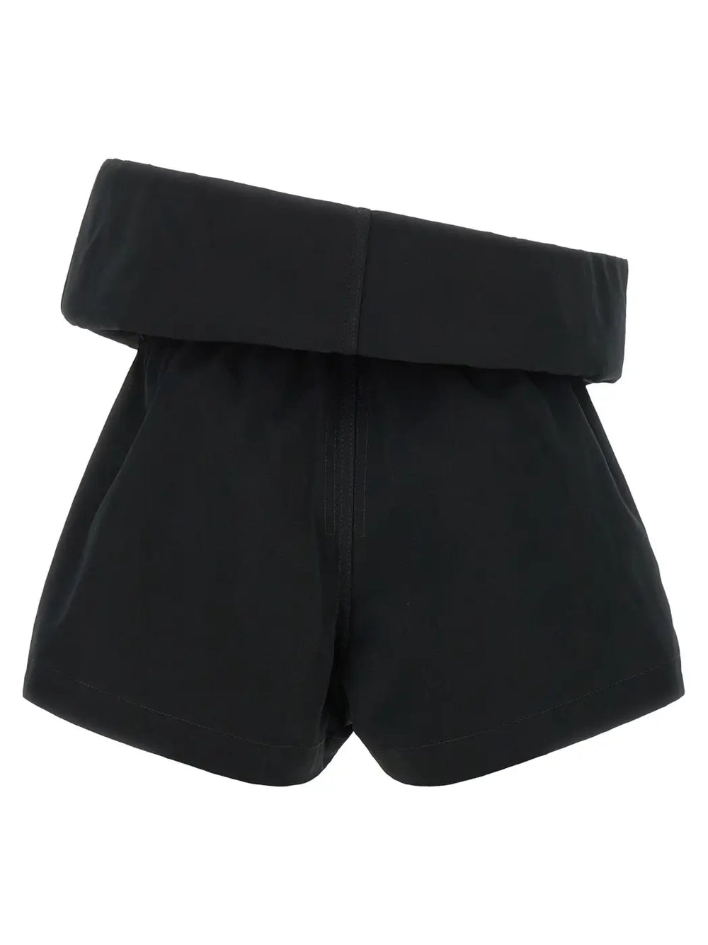 Rick Owens Black Polyester Bermuda Shorts