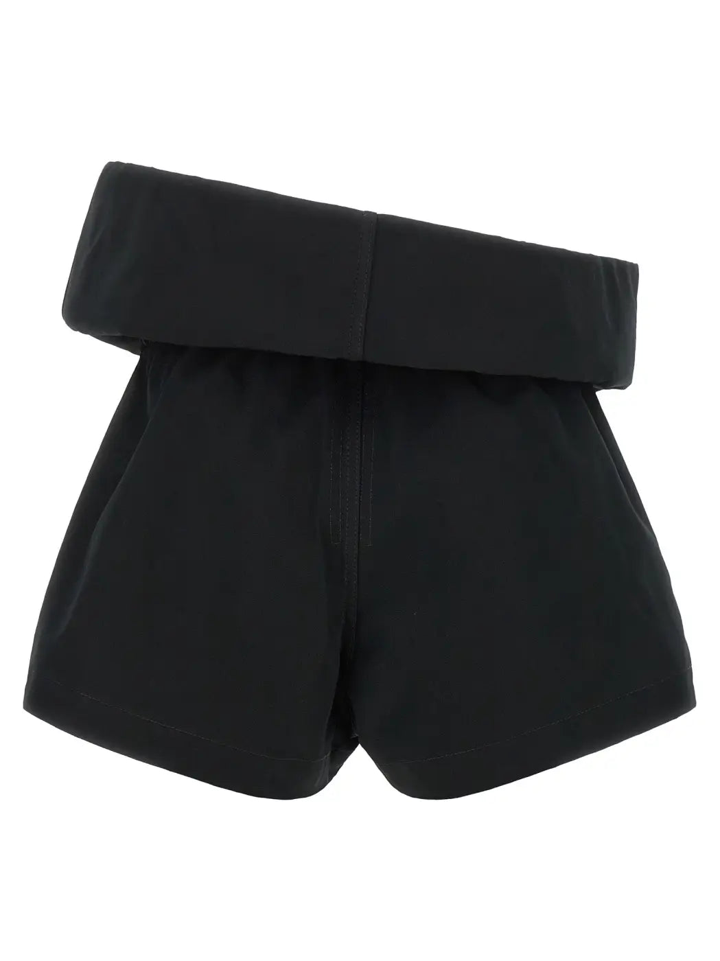 Rick Owens Black Polyester Bermuda Shorts