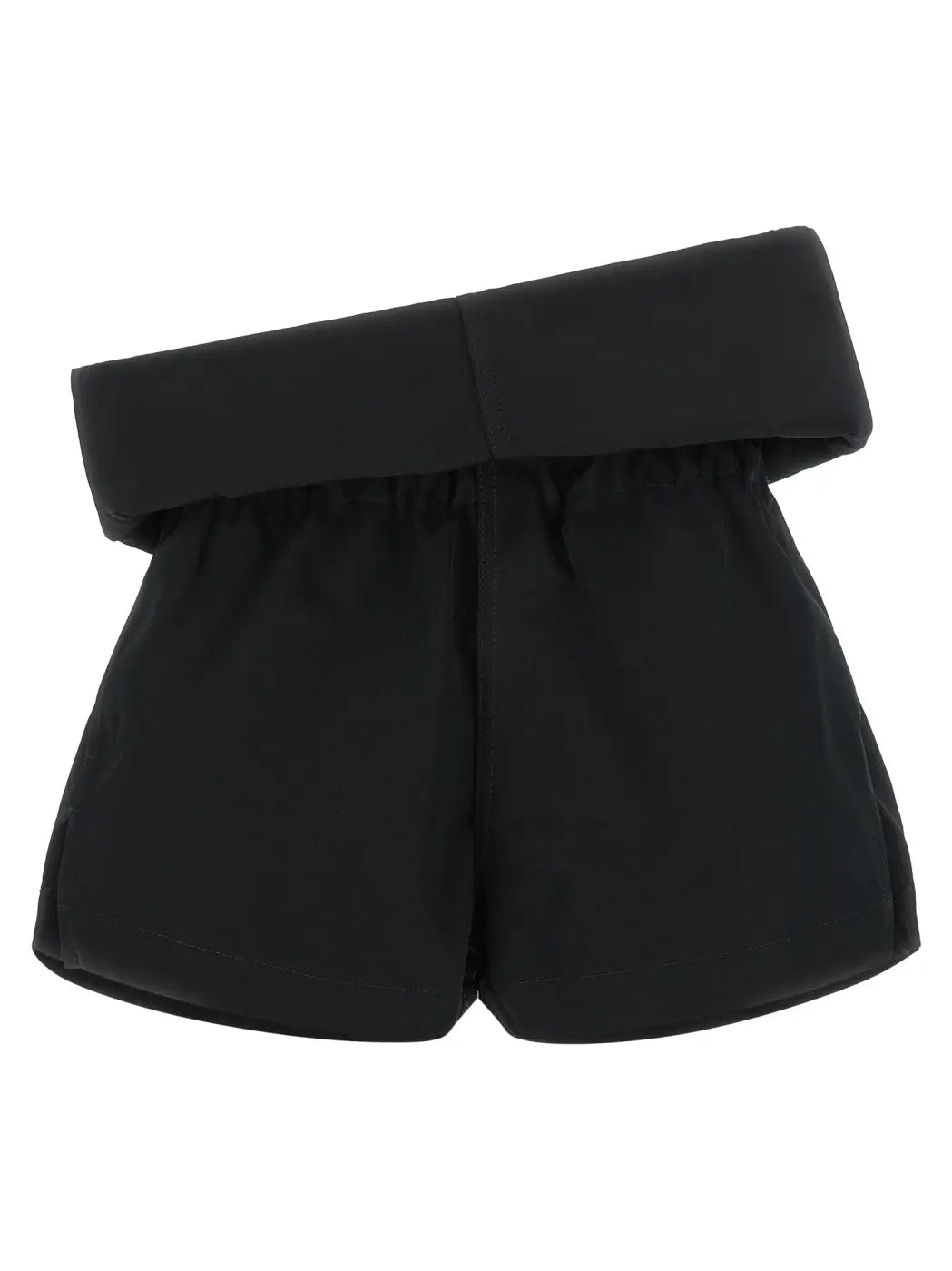 Rick Owens Black Polyester Bermuda Shorts