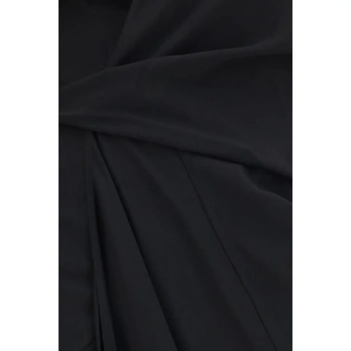 Rick Owens Black Viscose Casual Dress