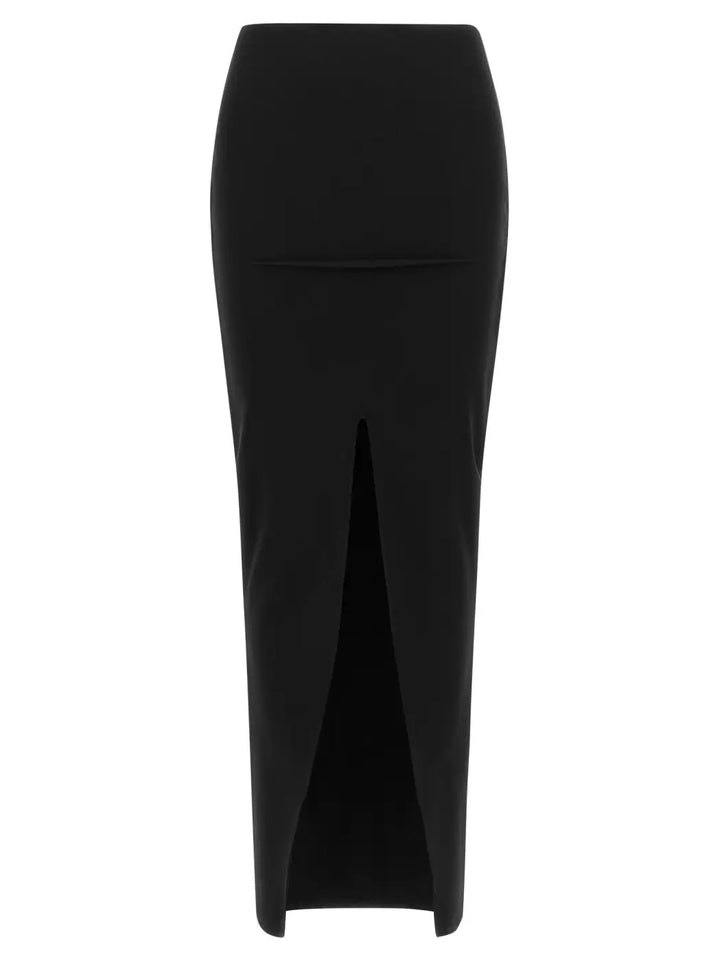 Rick Owens Black Viscose Mini Skirt