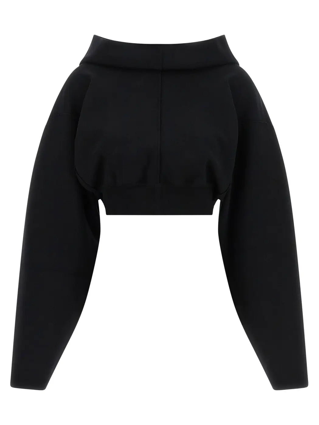 Rick Owens Black Viscose Sweatshirt