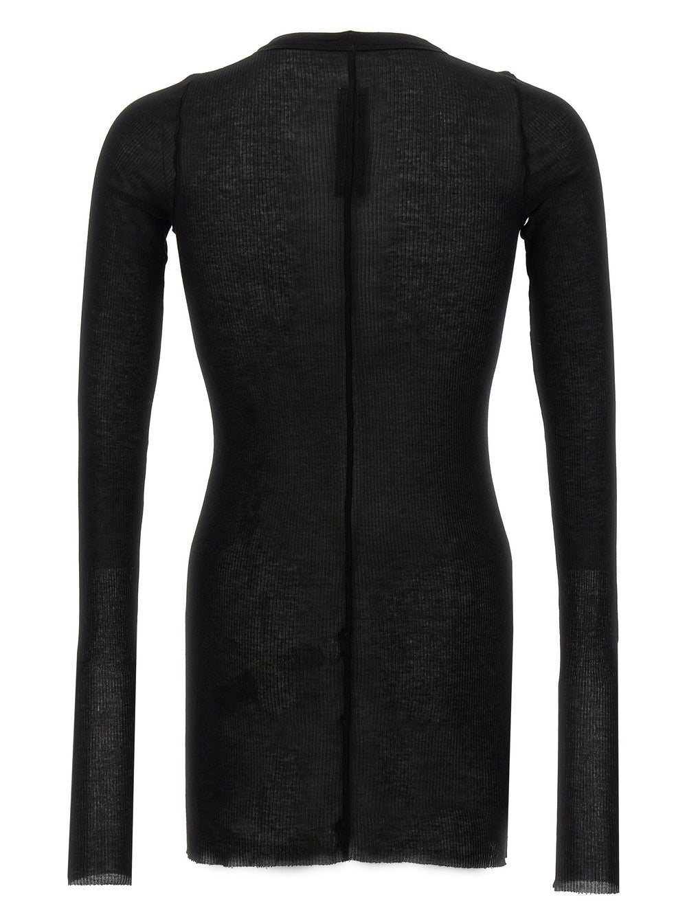 Rick Owens Black Viscose T-shirt