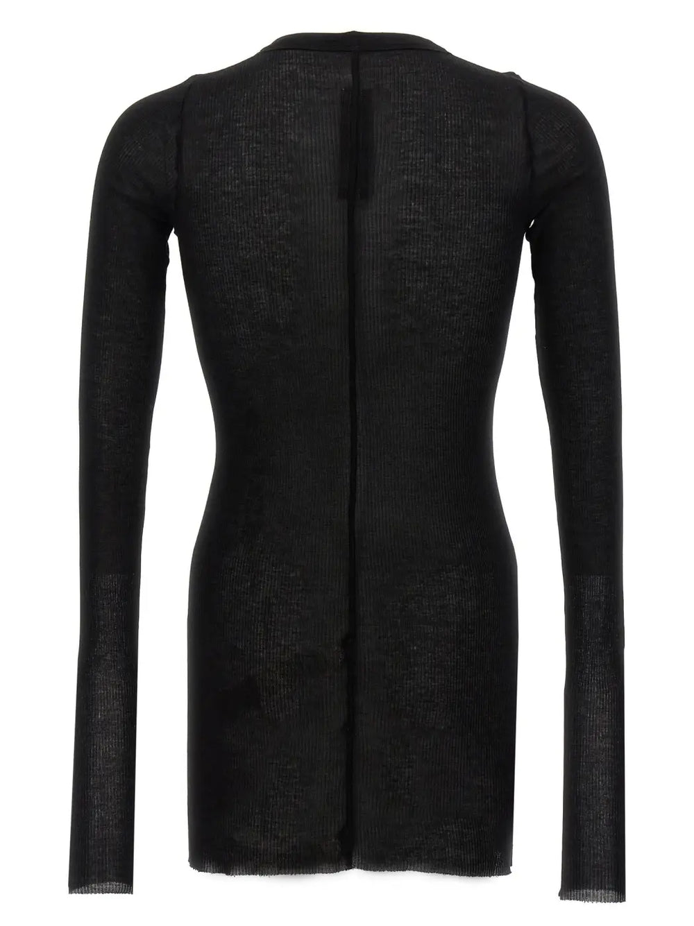 Rick Owens Black Viscose T-shirt