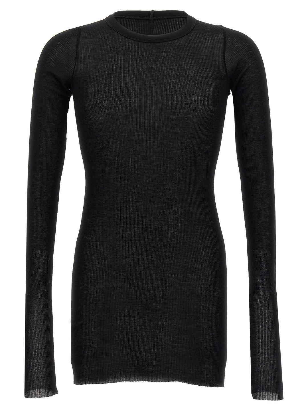 Rick Owens Black Viscose T-shirt