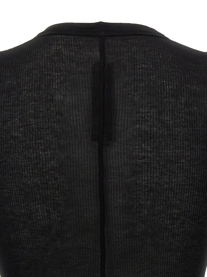 Rick Owens Black Viscose T-shirt