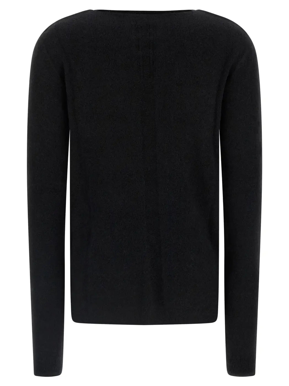 Rick Owens Black Wool Cardigan