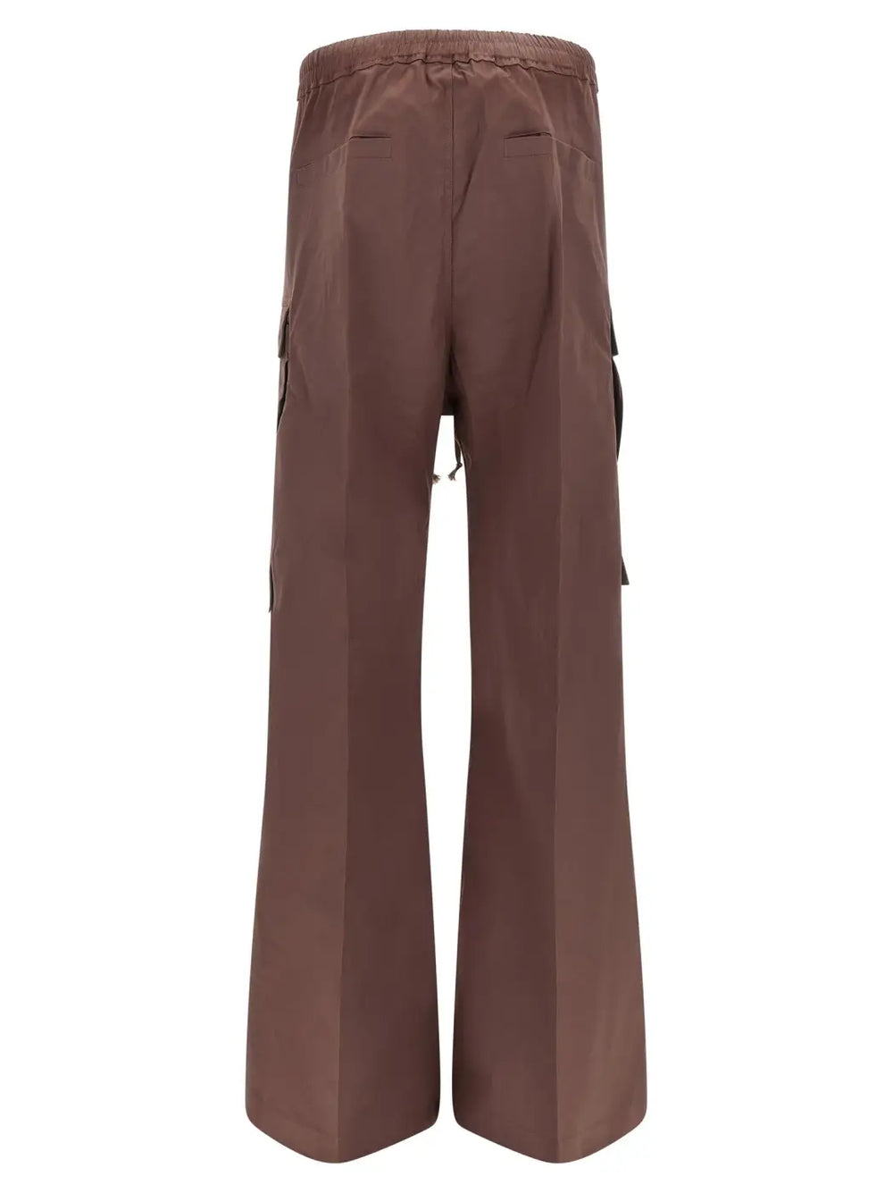 Rick Owens Brown Cotton Flared Pants