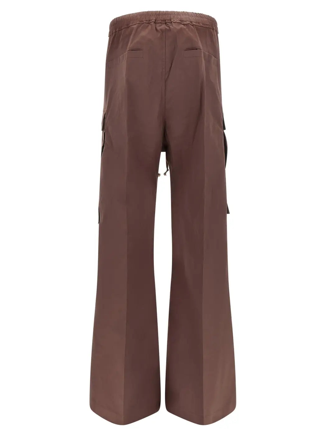 Rick Owens Brown Cotton Flared Pants