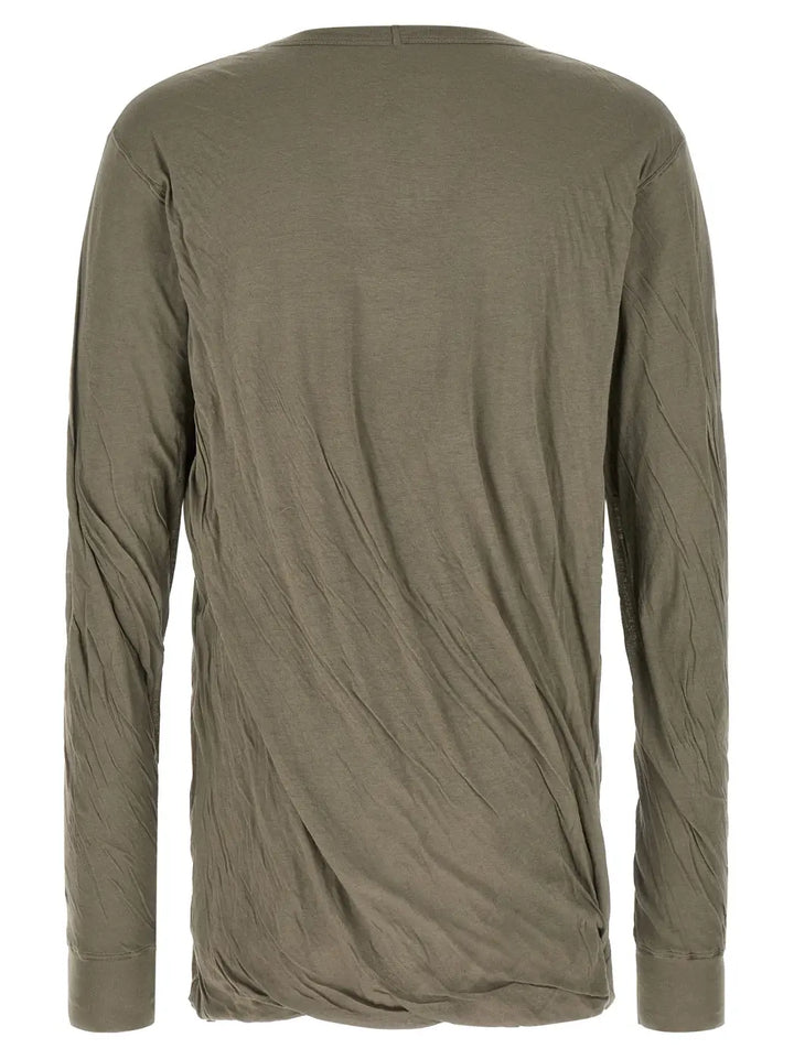 Rick Owens Gray Cotton T-shirt