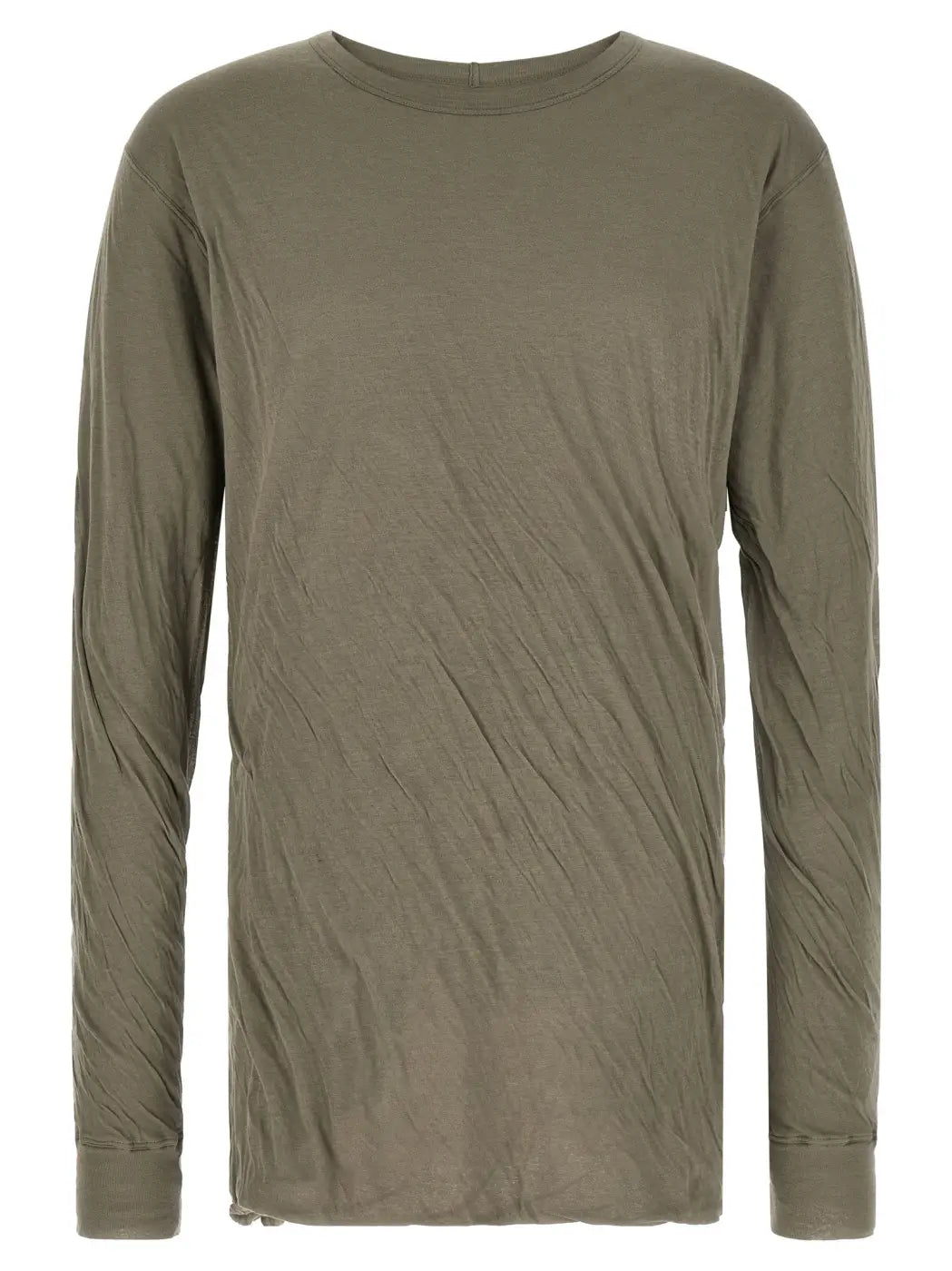 Rick Owens Gray Cotton T-shirt