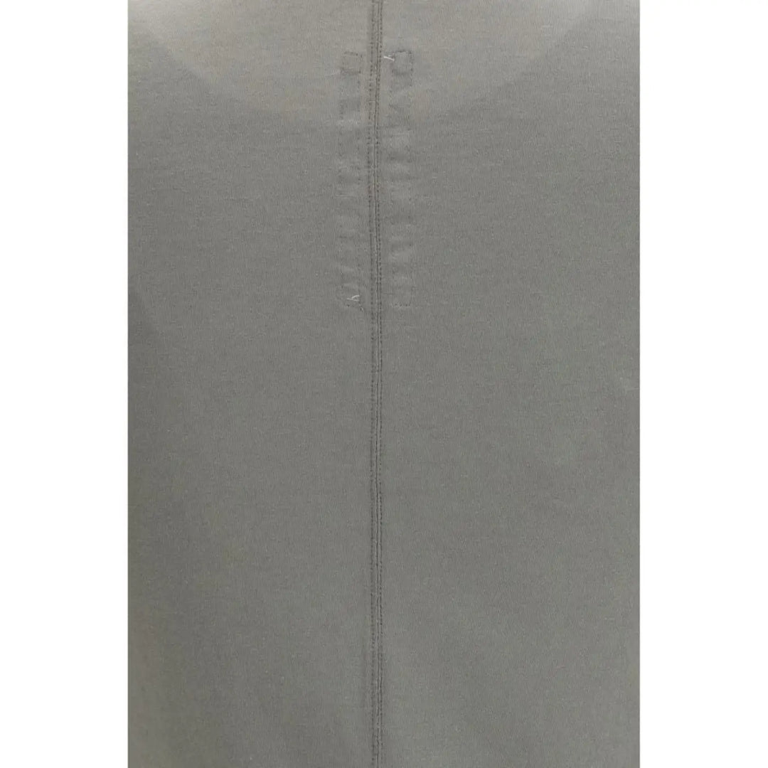 Rick Owens Gray Cotton T-Shirt