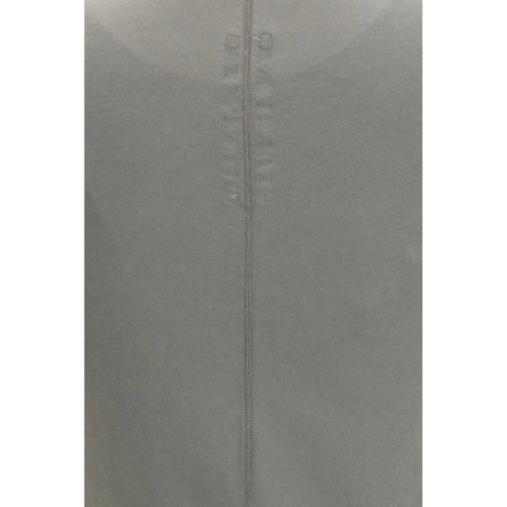 Rick Owens Gray Cotton T-Shirt