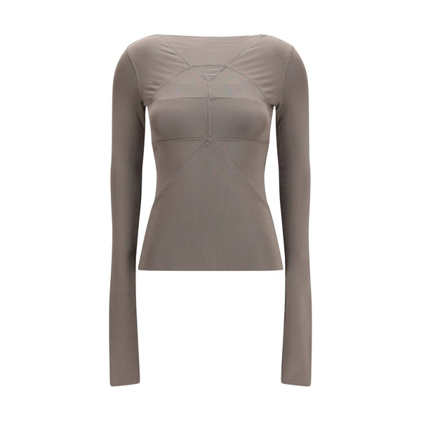 Rick Owens Shirts - Gray Viscose Shirt