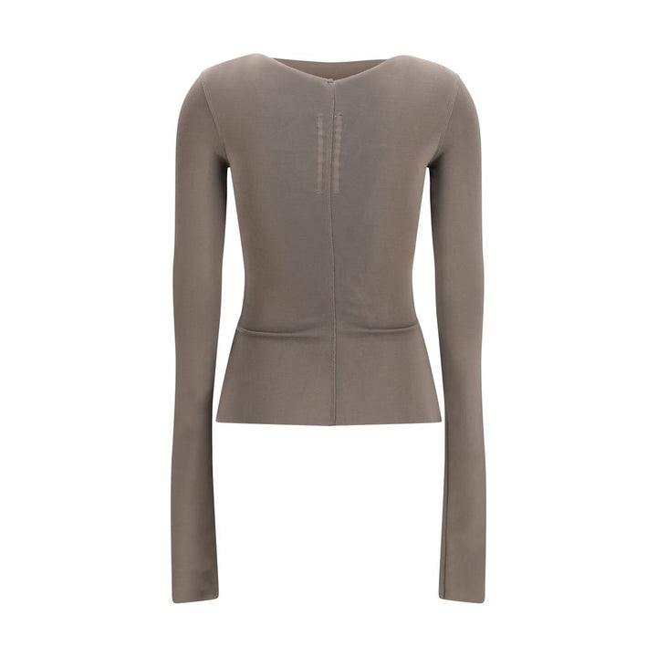 Rick Owens Shirts - Gray Viscose Shirt