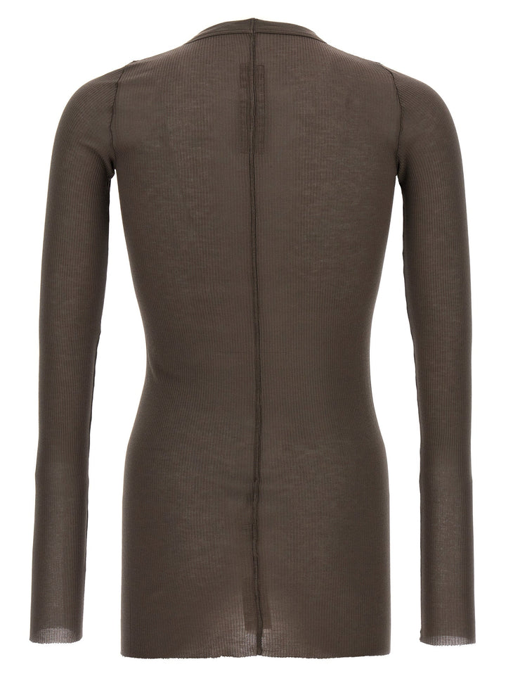 Rick Owens Gray Viscose T-shirt