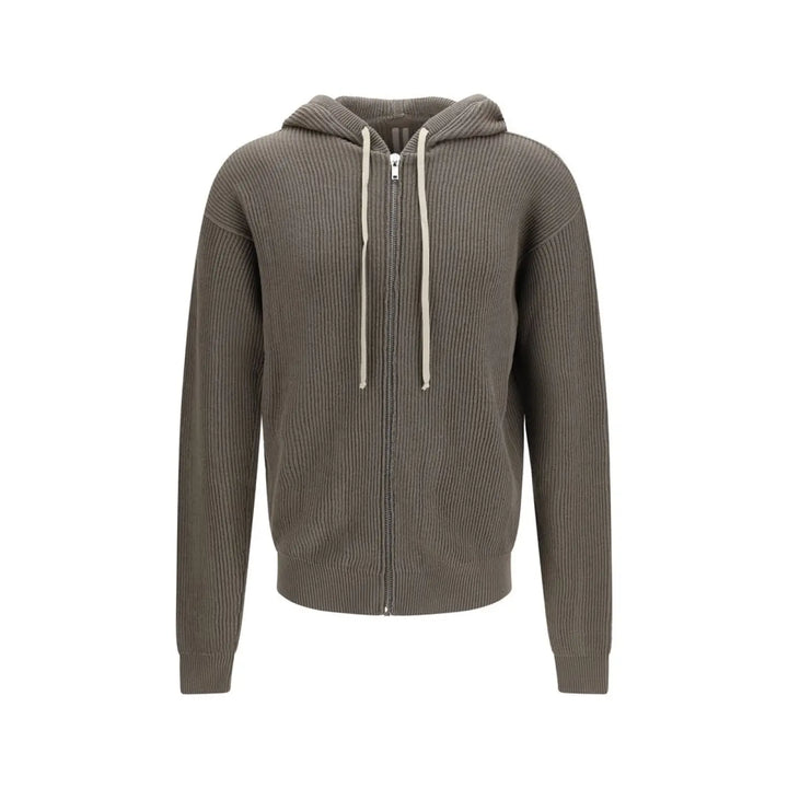 Rick Owens Gray Wool Oves Aries Hoodie