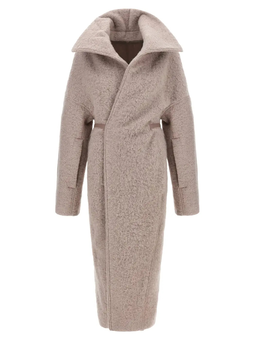 Rick Owens Multicolor Marabou Coat